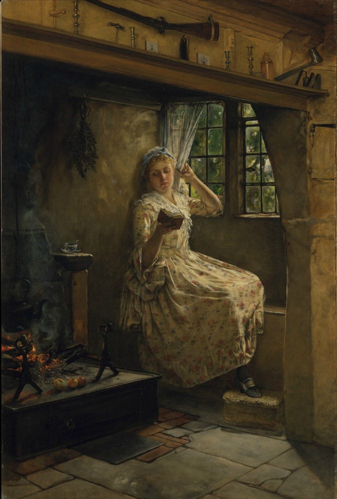 BEAUTIFUL PAINTINGS Francis Davis MILLET A Cosy Corner