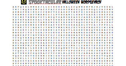 Classroom Freebies: Free Truly Terrible & Spooktacular Halloween Word