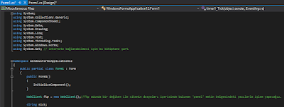 Chat Programı - C# (Friend Chat) Chat Programı - C# (Friend Chat)