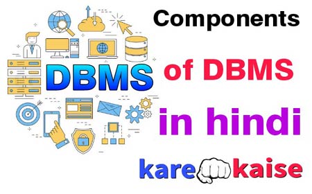 Components Of DBMS Invironment in hindi