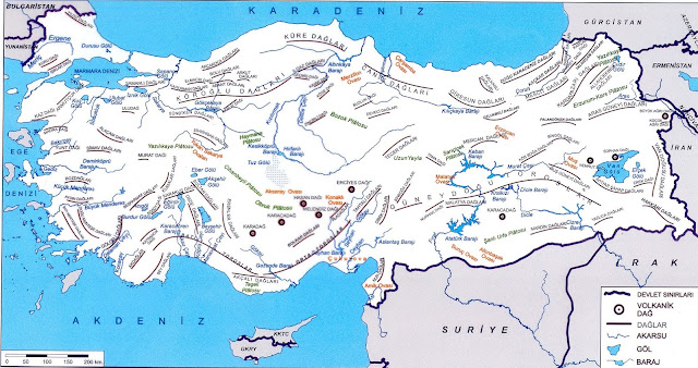 Türkiyenin Dağları Global Bilgiler
