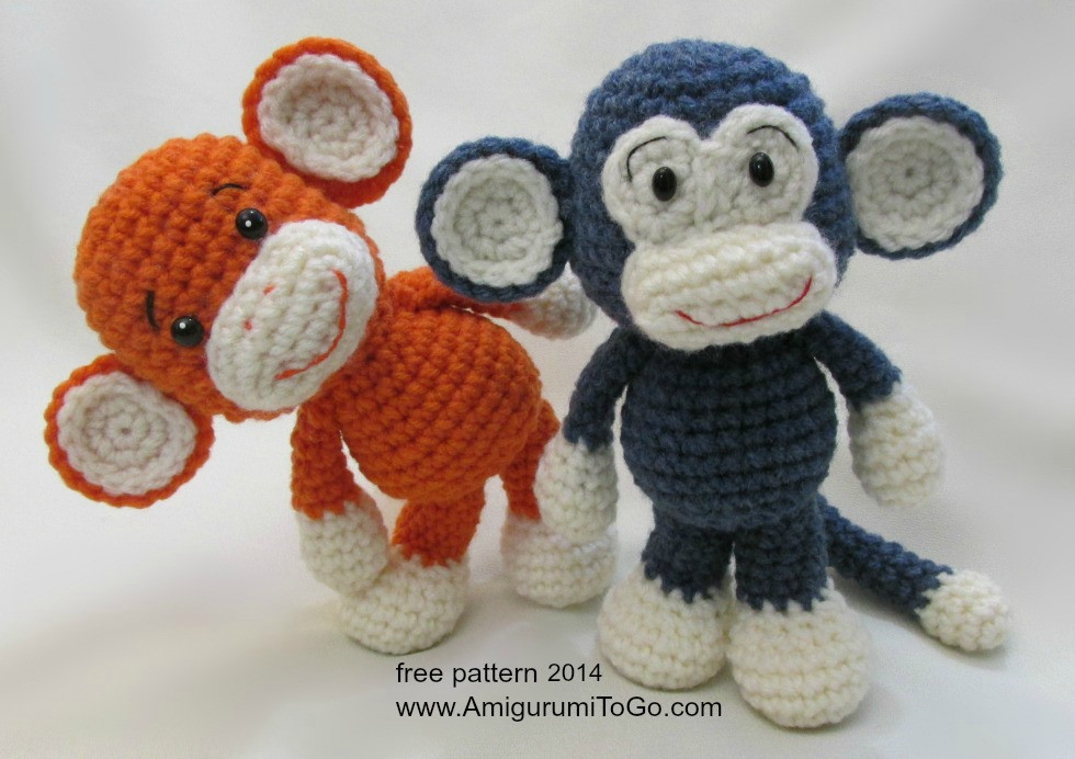 Cute Monkey Crochet Stuffed Animal