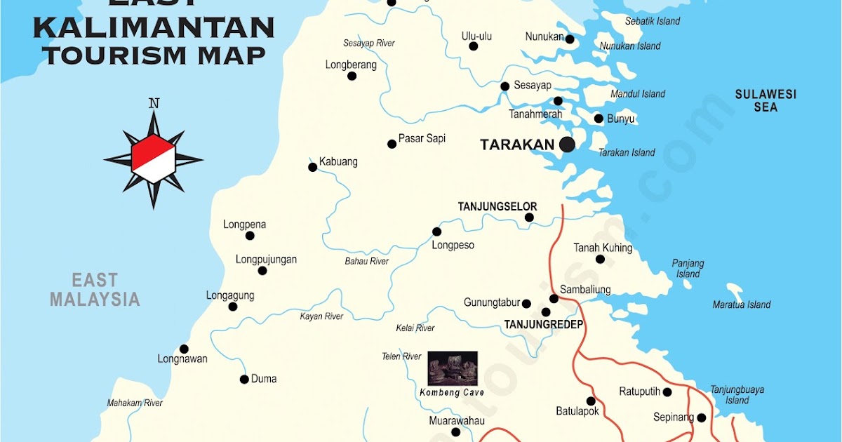 Ide Terpopuler Kalimantan Timur Map