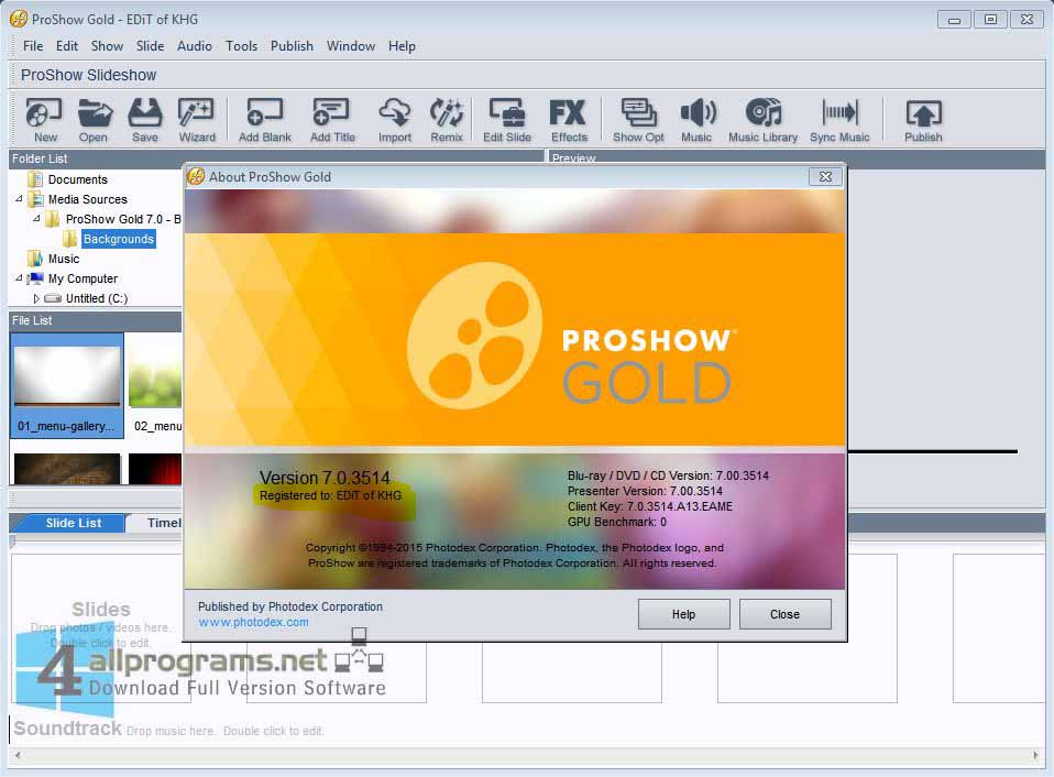 ProShow Gold v9.0 Free Download Full