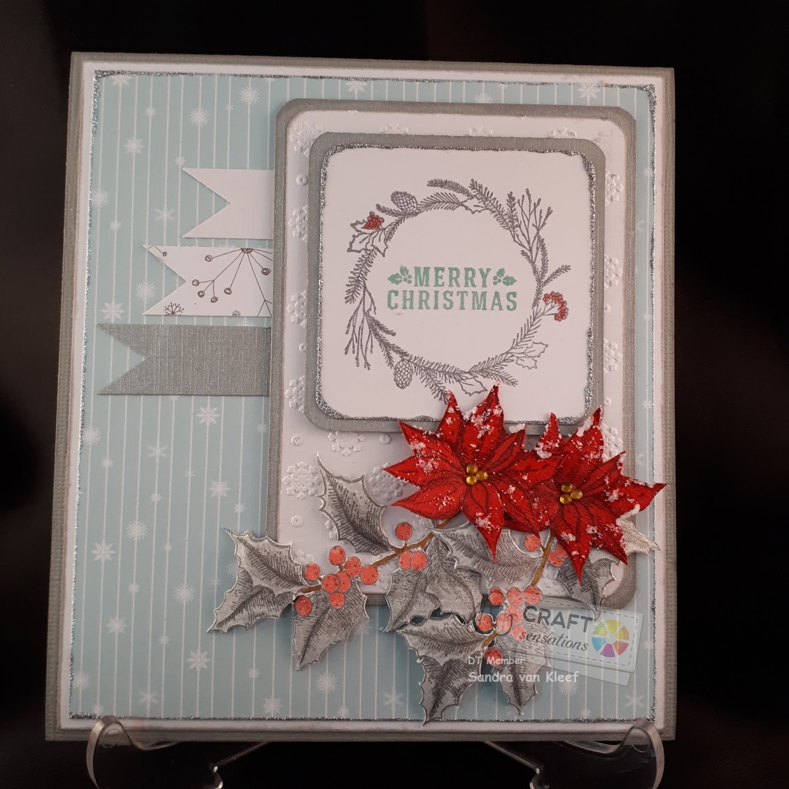 Craft Sensations kerstkaart