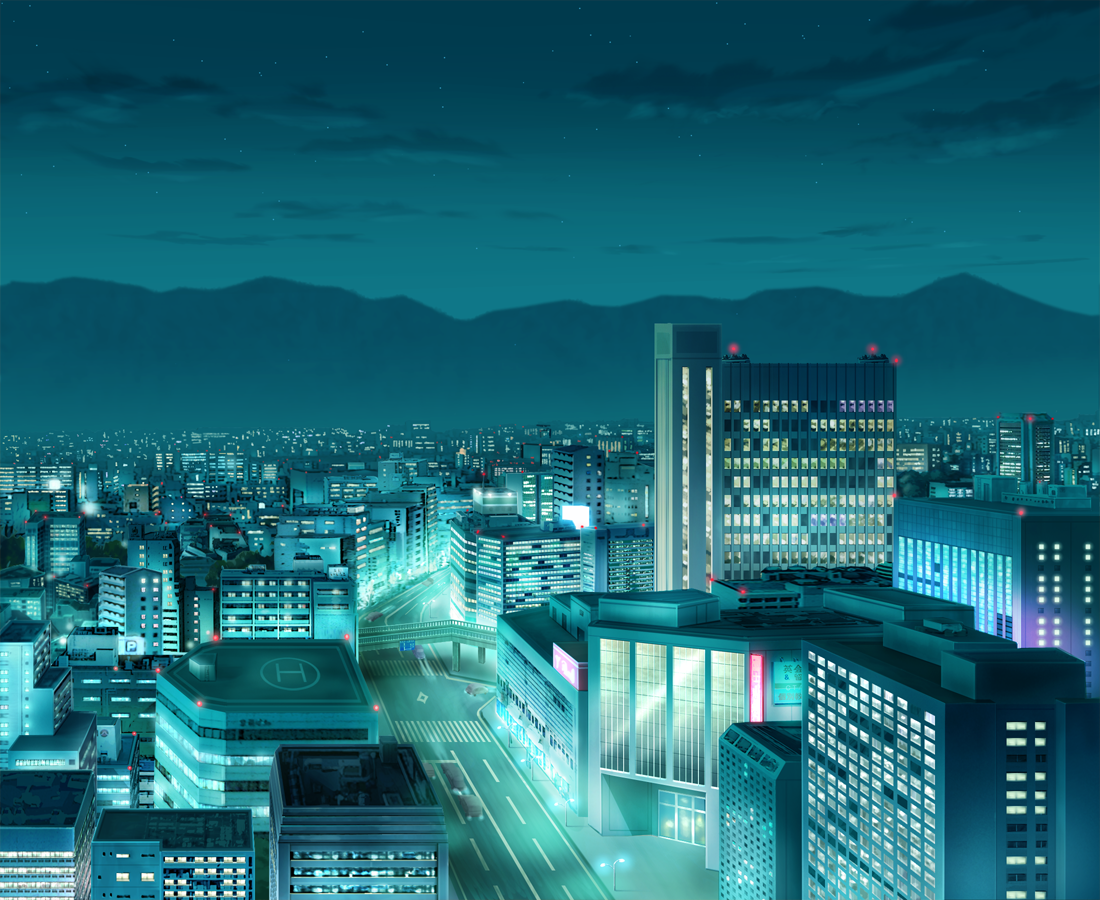 Anime Landscape: City (Anime Background)