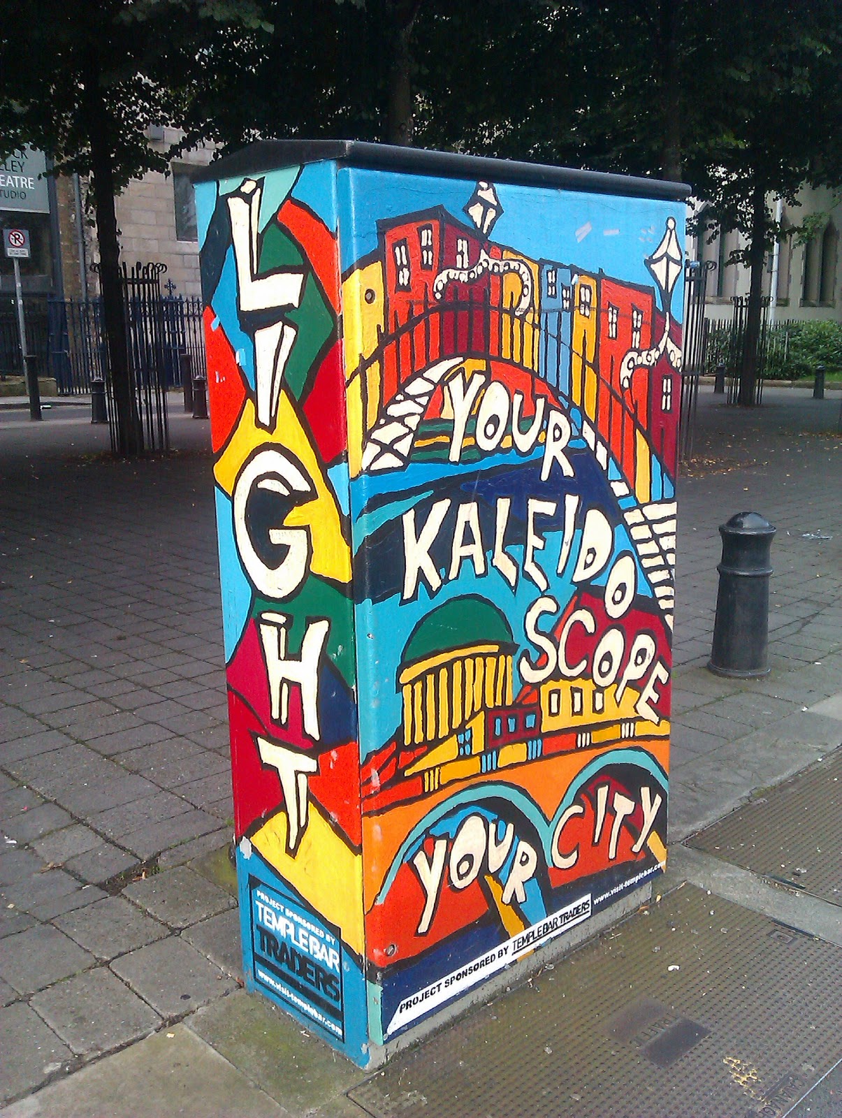 Broadcasting from Dublin Traffic Light Boxes in Dublin