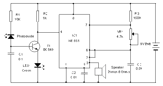 Simple Photodiode Circuit