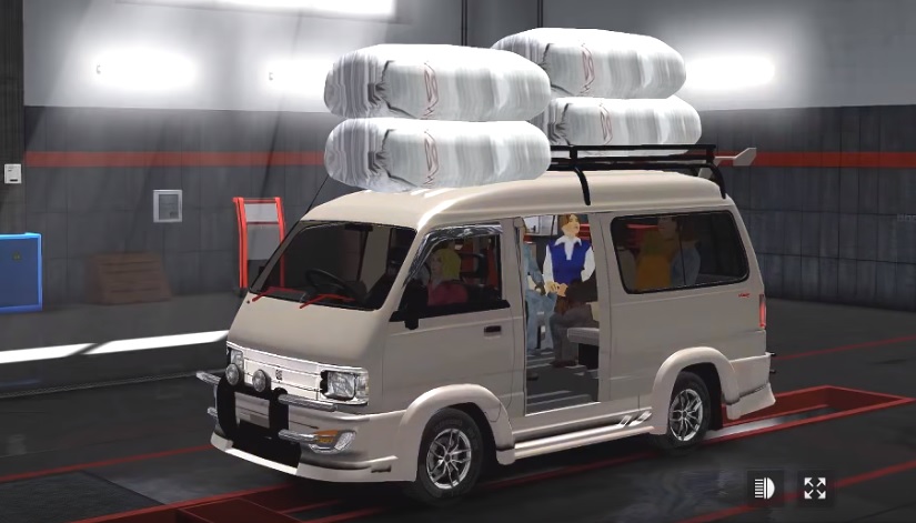 Mod Mobil Angkot dan Pickup Suzuki Carry ETS2 By Rindary Terbaru