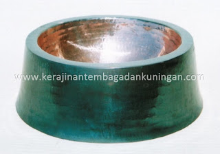 Kerajinan Tembaga Bowl / Mangkuk Tembaga. 