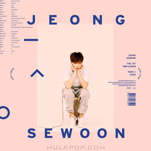 JEONG SEWOON – THE 1ST MINI ALBUM PART.1 `EVER`