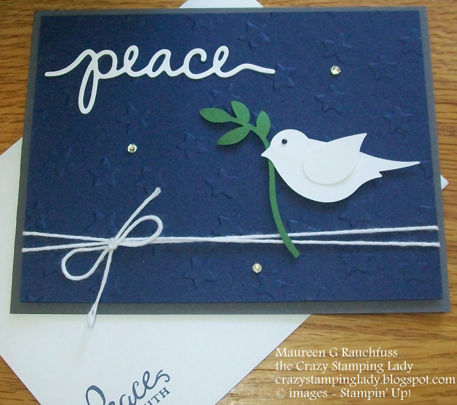 CSL Christmas in May  Peace Card