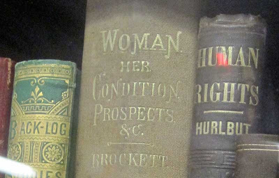Antiquarian book with title Woman: Her Condition, Prospects, &c