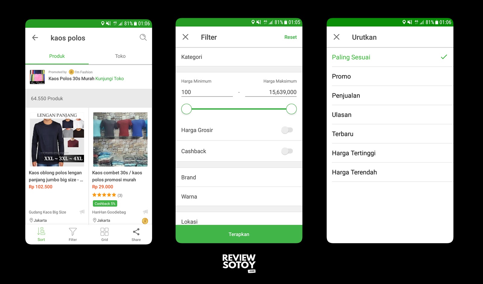 Tokopedia : Aplikasi Belanja Online Aman Untuk Semua Kebutuhan - Review