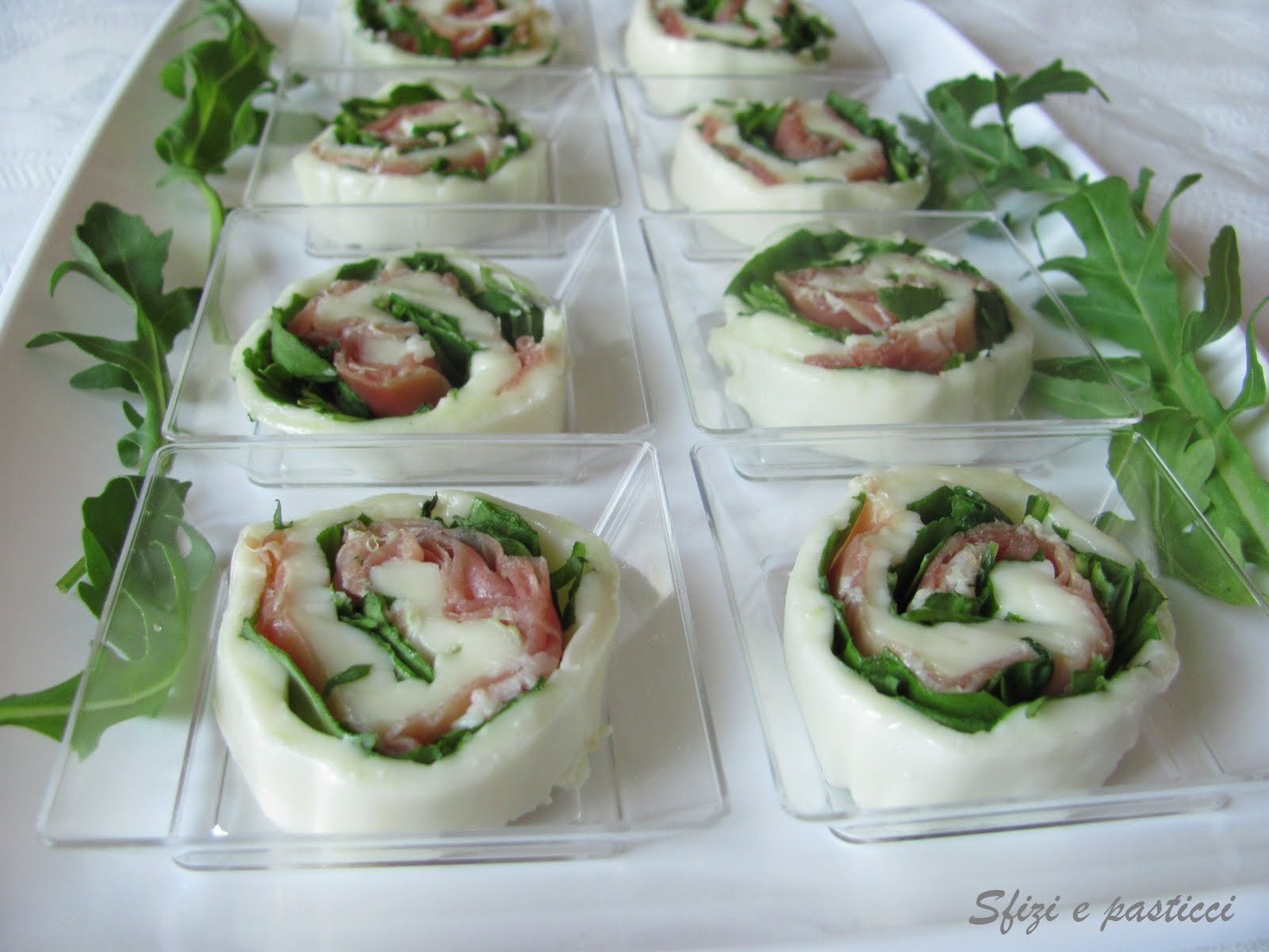 Sfizi e pasticci Girelle di mozzarella