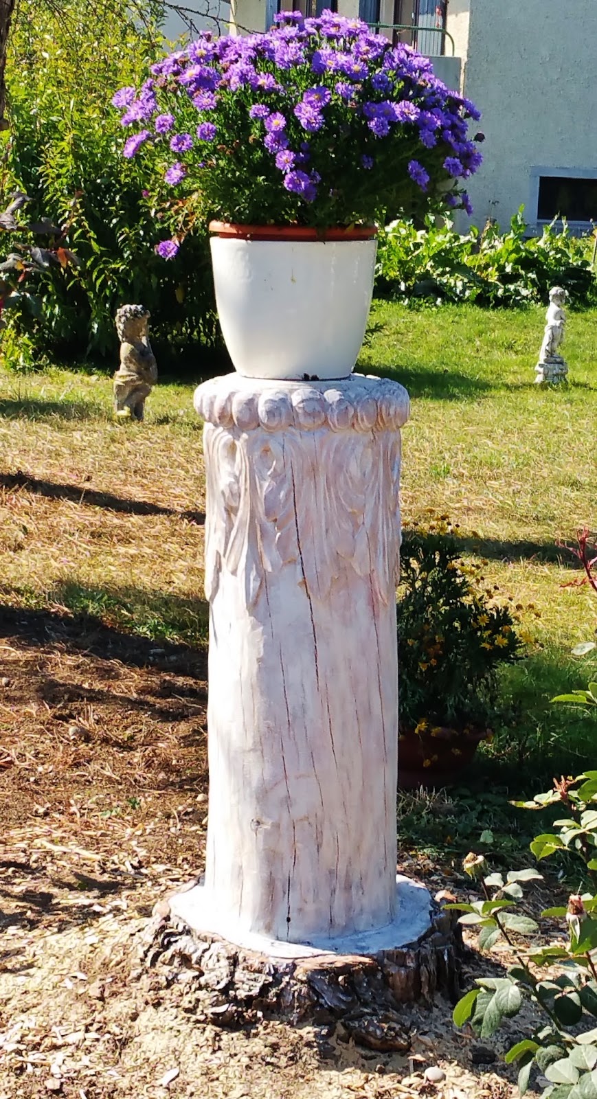 Allerlei Handwerk Säule im Garten endlich fertig