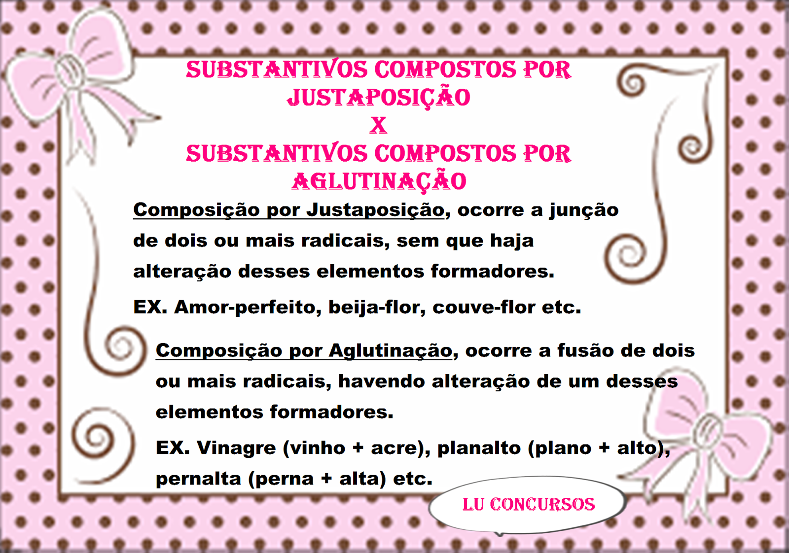 O Que É Composição Por Aglutinação Exemplos