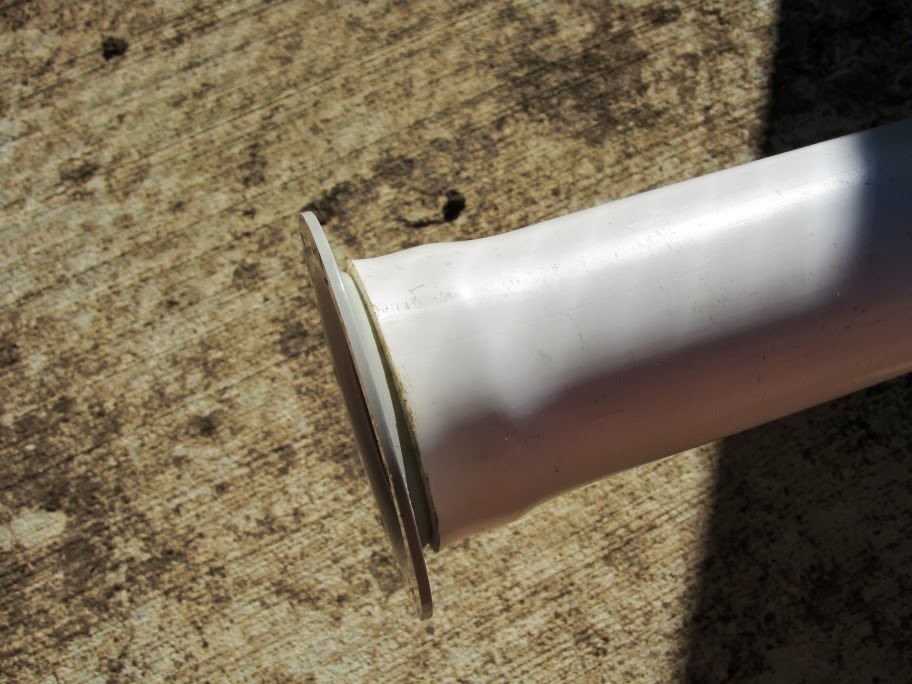Grant Trebbin Flaring the End of A PVC Pipe