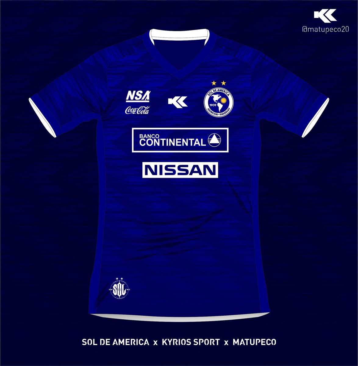 Kyrios Sport divulga as novas camisas do Sol de América Show de Camisas