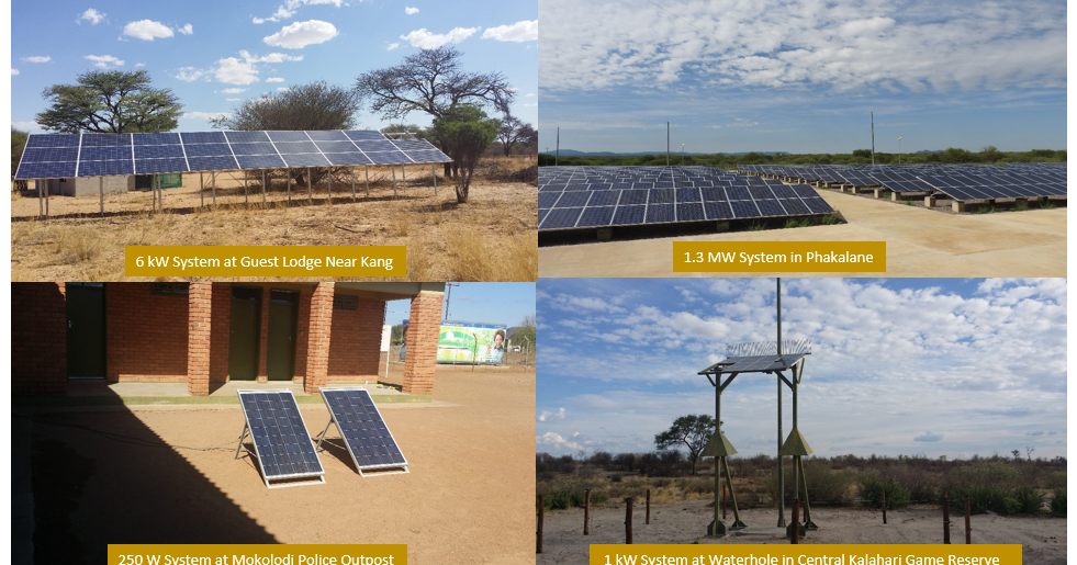 Energy in Botswana Solar Power in Botswana Photovoltaics The