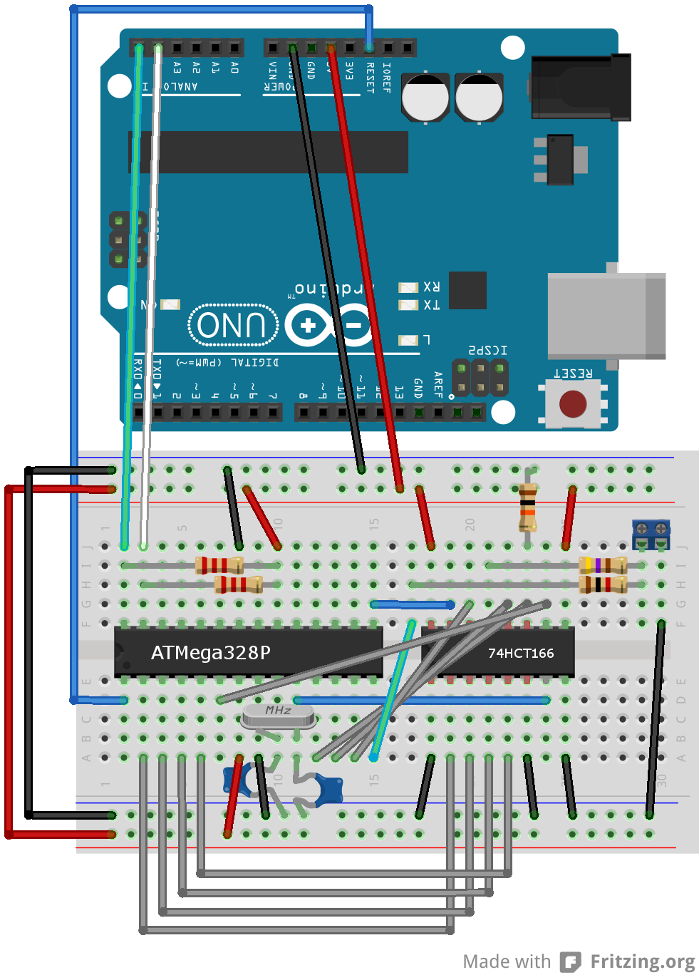 Tynemouth Software: Arduino TV Out Terminal Library