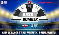 ''Biscobomber'' Balocco: vinci grati premi firmati Juventus e fornitura di biscotti Logo ''Biscobomber'' Balocco: vinci grati premi firmati Juventus e fornitura di biscotti