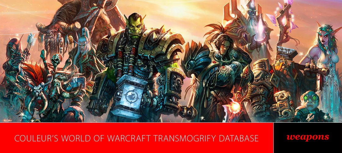 Couleur's Word of Warcraft Database - Weapons