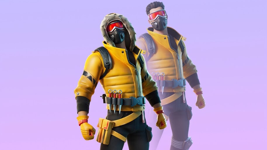 Caution, Fortnite, Skin, Outfit, 4K, #7.879