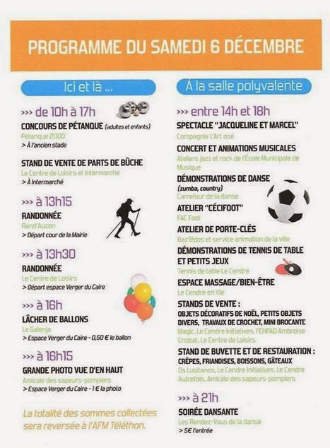 Téléthon 2014: Le Cendre, 63 Téléthon 2014: Le Cendre, 63