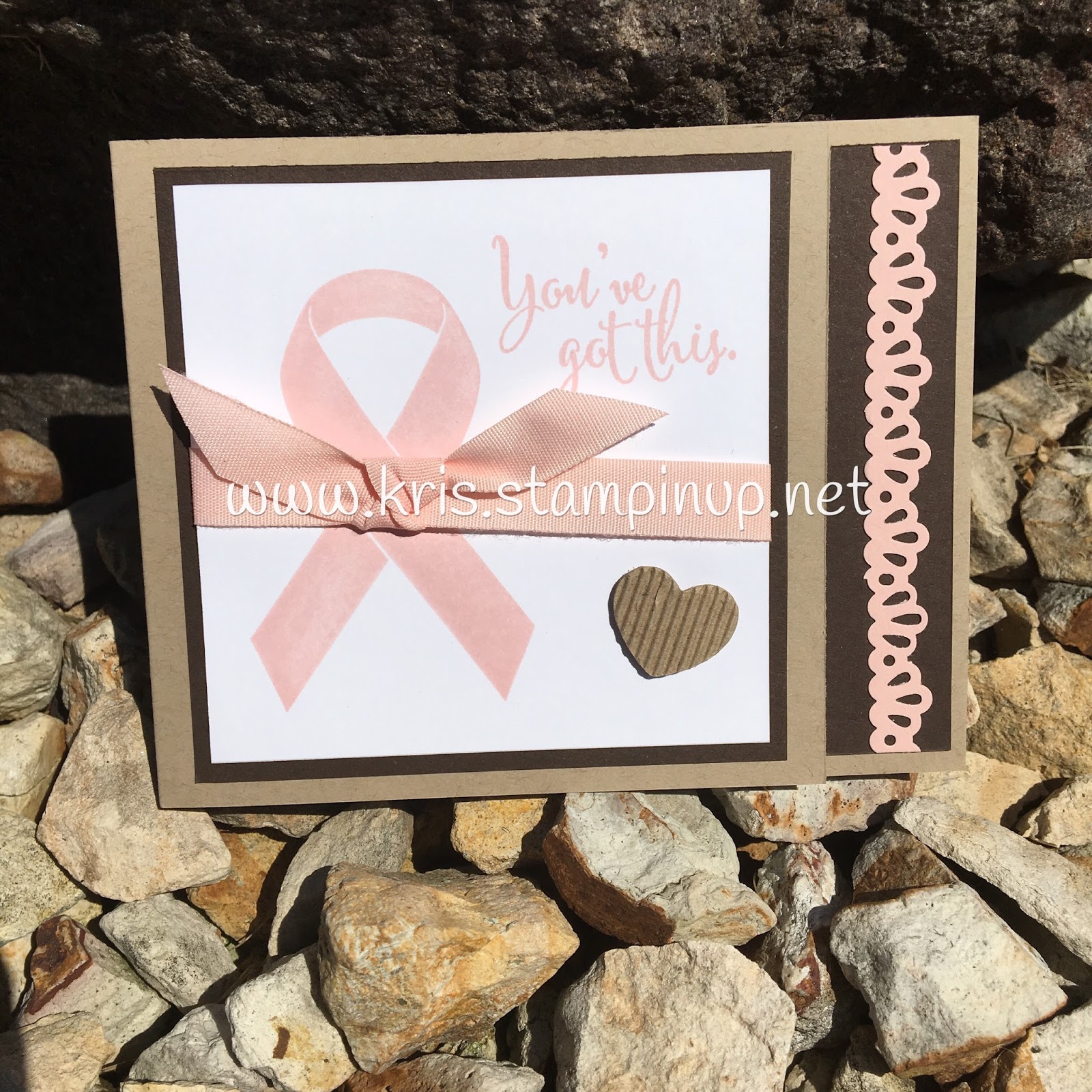 Stampin' With Kris Ribbon of Courage