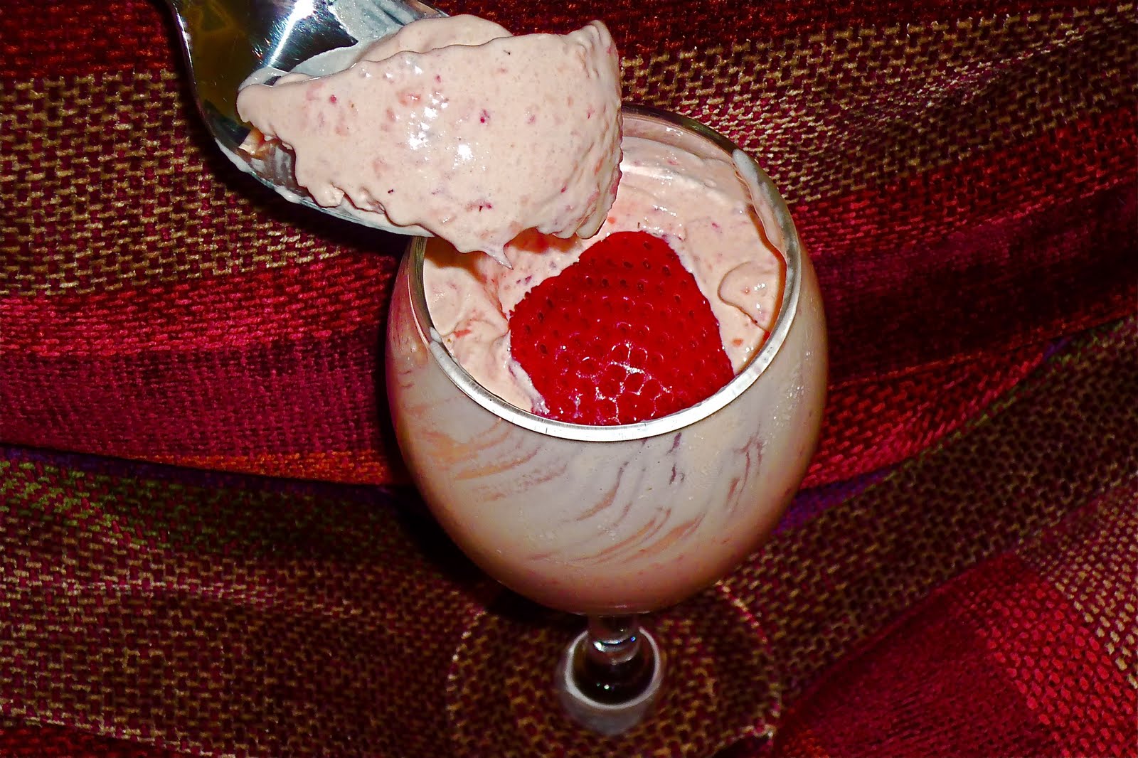 The Weekend Gourmet Frozen StrawberryGrand Marnier Mousse