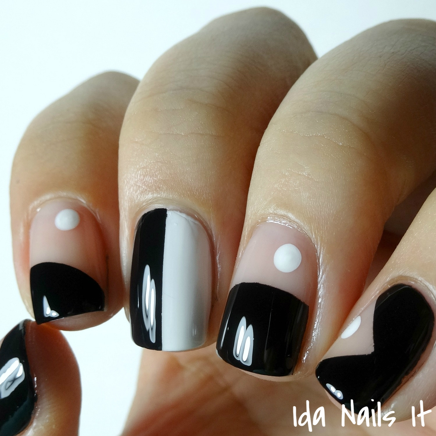 Ida Nails It: Paint All the Nails Presents: Monochrome