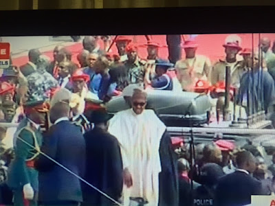 The moment Mohammadu Buhari  sworn-in as the president of Nigeria(pictures)tt