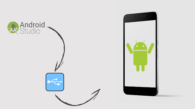 test app on real device android studio