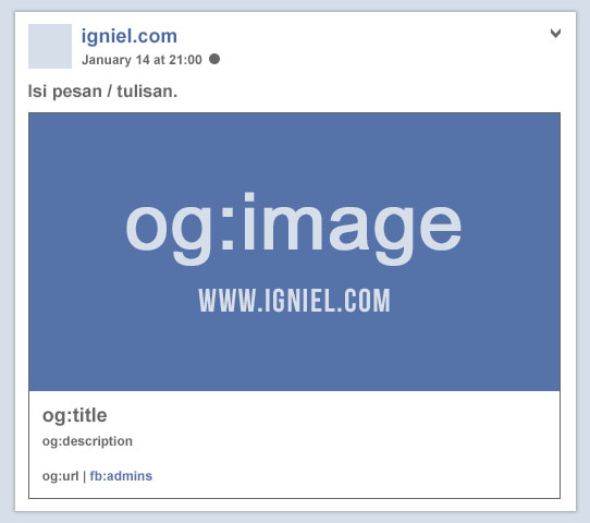 Cara Memasang Kode Meta Tag Facebook Open Graph Di Blog Igniel
