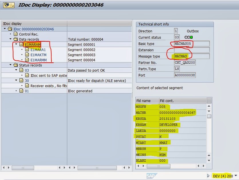 ALE IDOC with reduced message technique | SAP Blogs