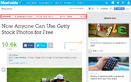 Mashable Uses Link Units Above-the-Fold for making most of Link-Units Mashable Uses Link Units Above-the-Fold for making most of Link-Units