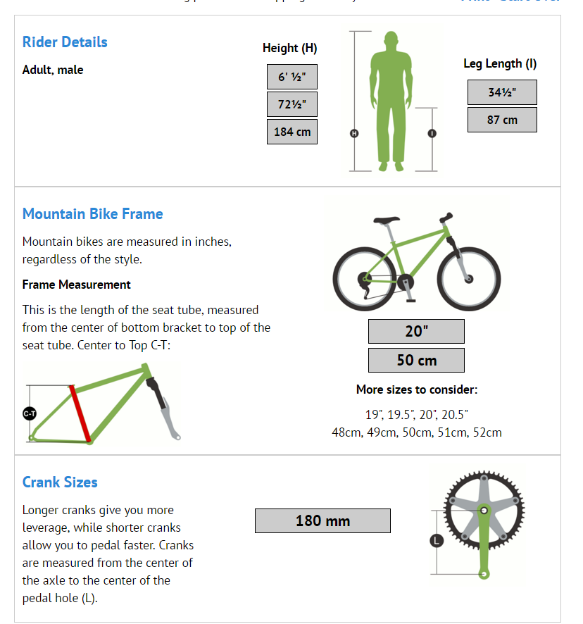 Как понять размер велосипеда