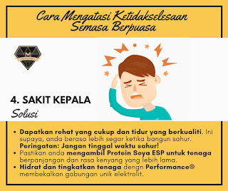 6 Cara Mengatasi Ketidakselesaan Semasa Berpuasa 6 Cara Mengatasi Ketidakselesaan Semasa Berpuasa