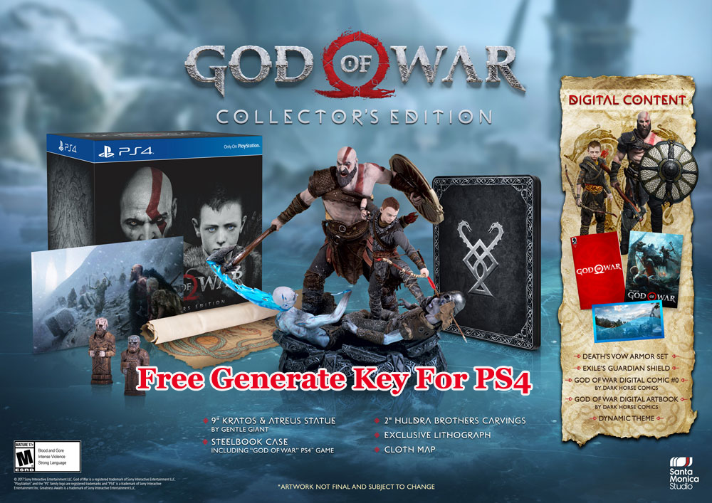 god of war 4 license key god of war 4 license key