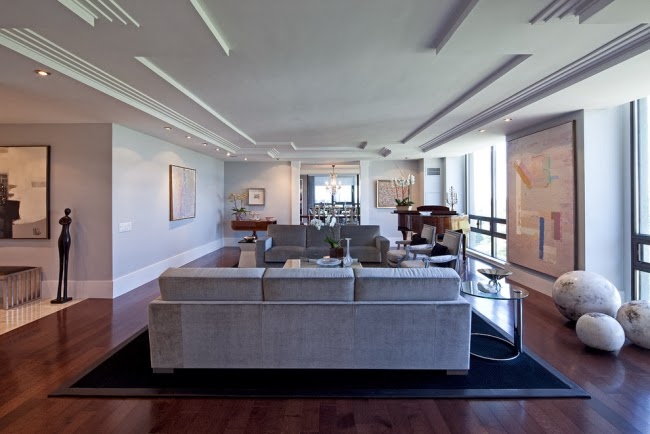 Salas con techos modernos - Decoración de salas con estilo