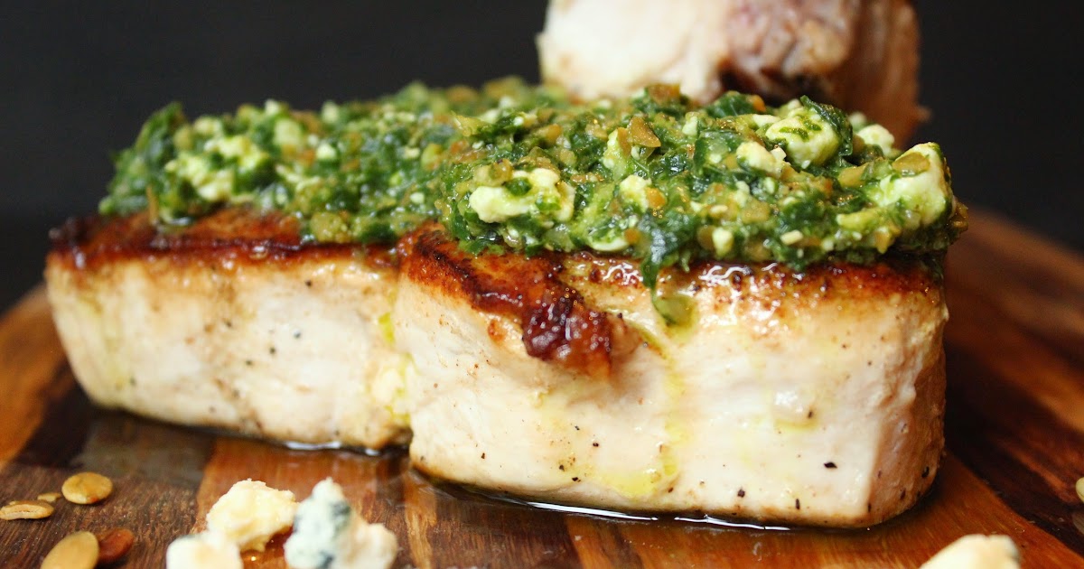 SWORDFISH WITH BLUE PESTO In Good Flavor Great Recipes Great Taste