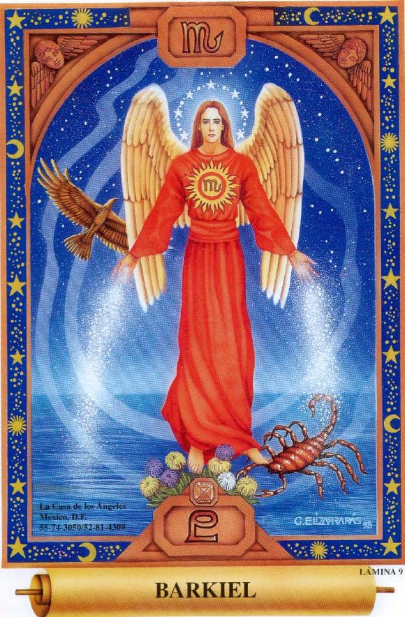 Hijos de María Barkiel, el Ángel protector del signo Escorpio