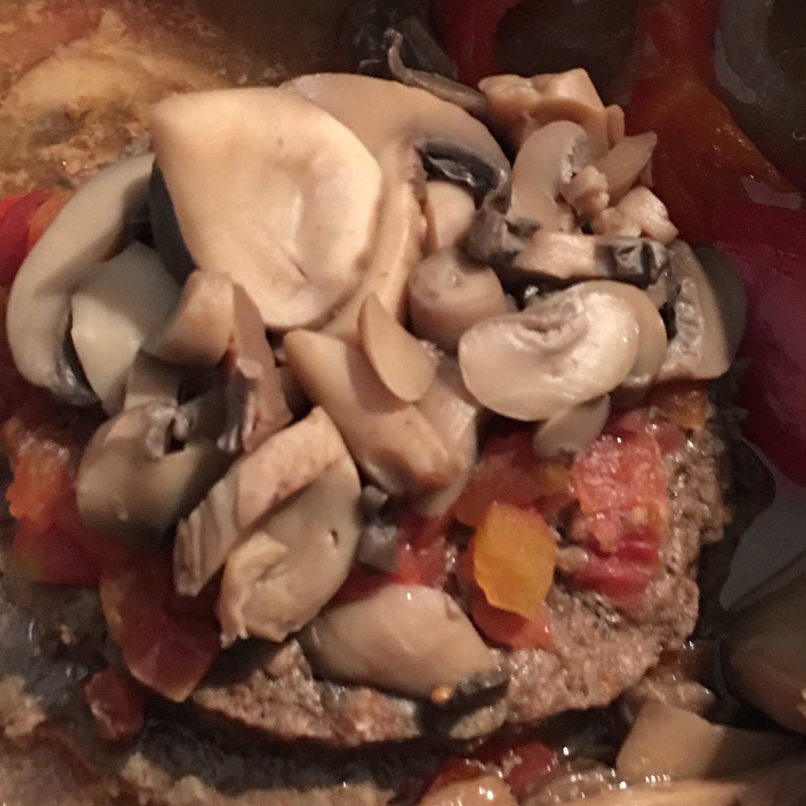 Lulu Cooks and Tells Slow Cooker Smothered Mexican Hamburger Patties