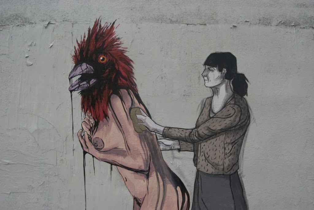 Street Art Collaboration by VinZ and Hyuro somewhere in the city of Valencia, Spain. 4