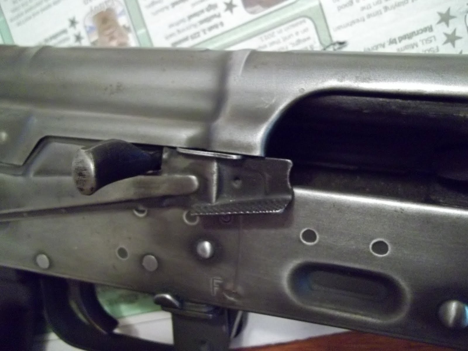 Preparation and survival Cutting a bolt hold open notch in your ak 47/