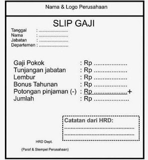 Contoh Slip Gaji Dokter Rumah Sakit Guru Paud