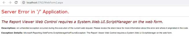 Error during application run Error during application run