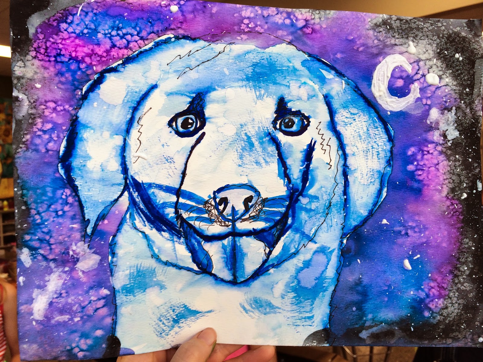 smART Class Dogs, Color Wheels, and a fun jewelry idea!!