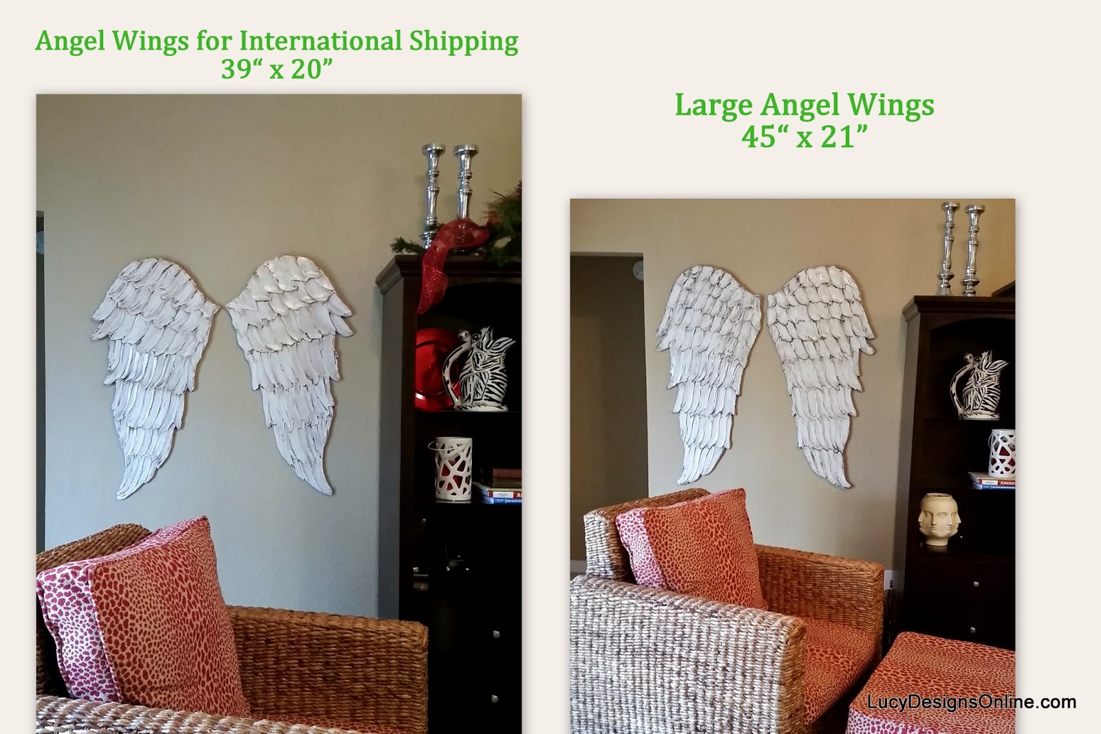 Angel Wings Textured wood, Wall Art, Carved Wood Look, Angel wing
